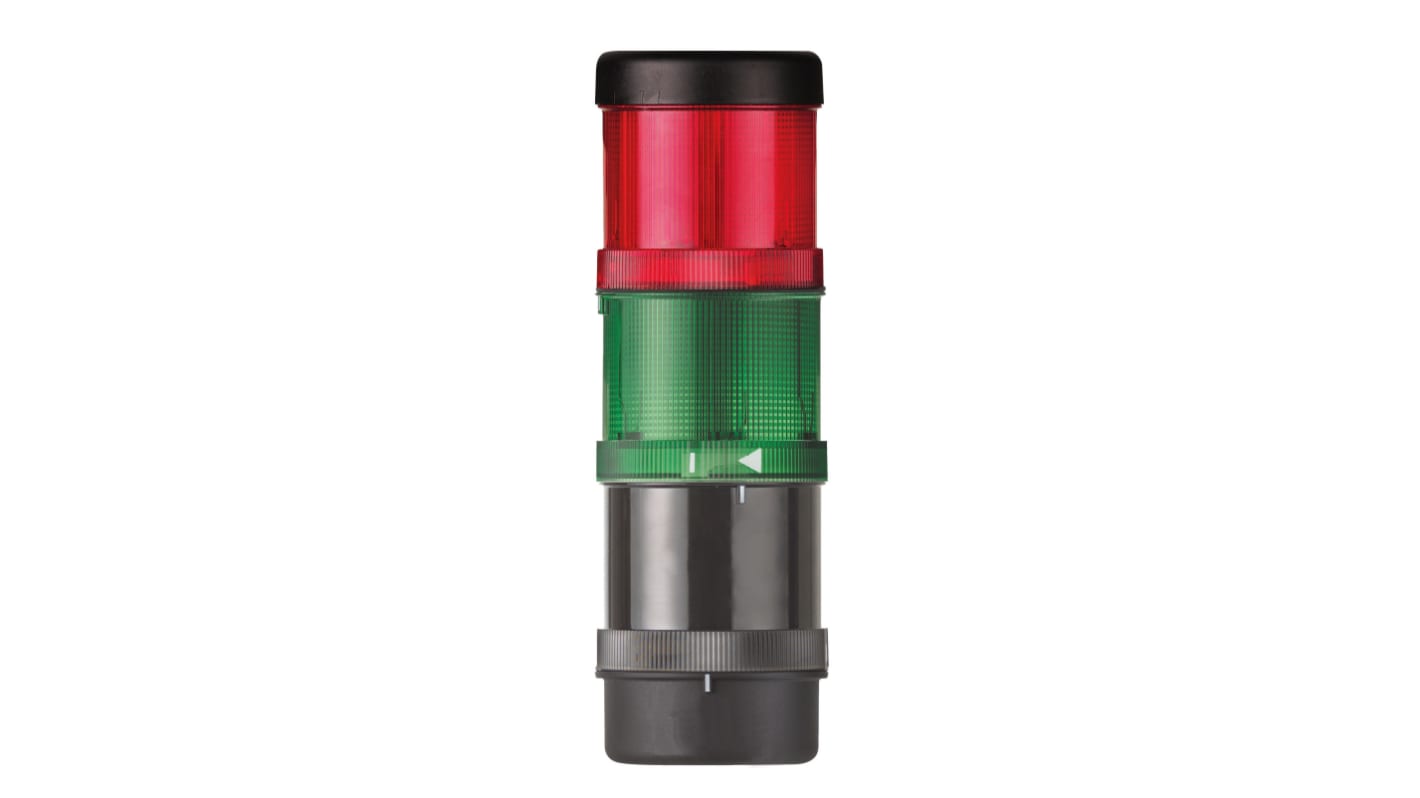 Werma SignalSet LED und Leuchten-Set 2-stufig Linse Rot/Grün LED Rot/Grün +