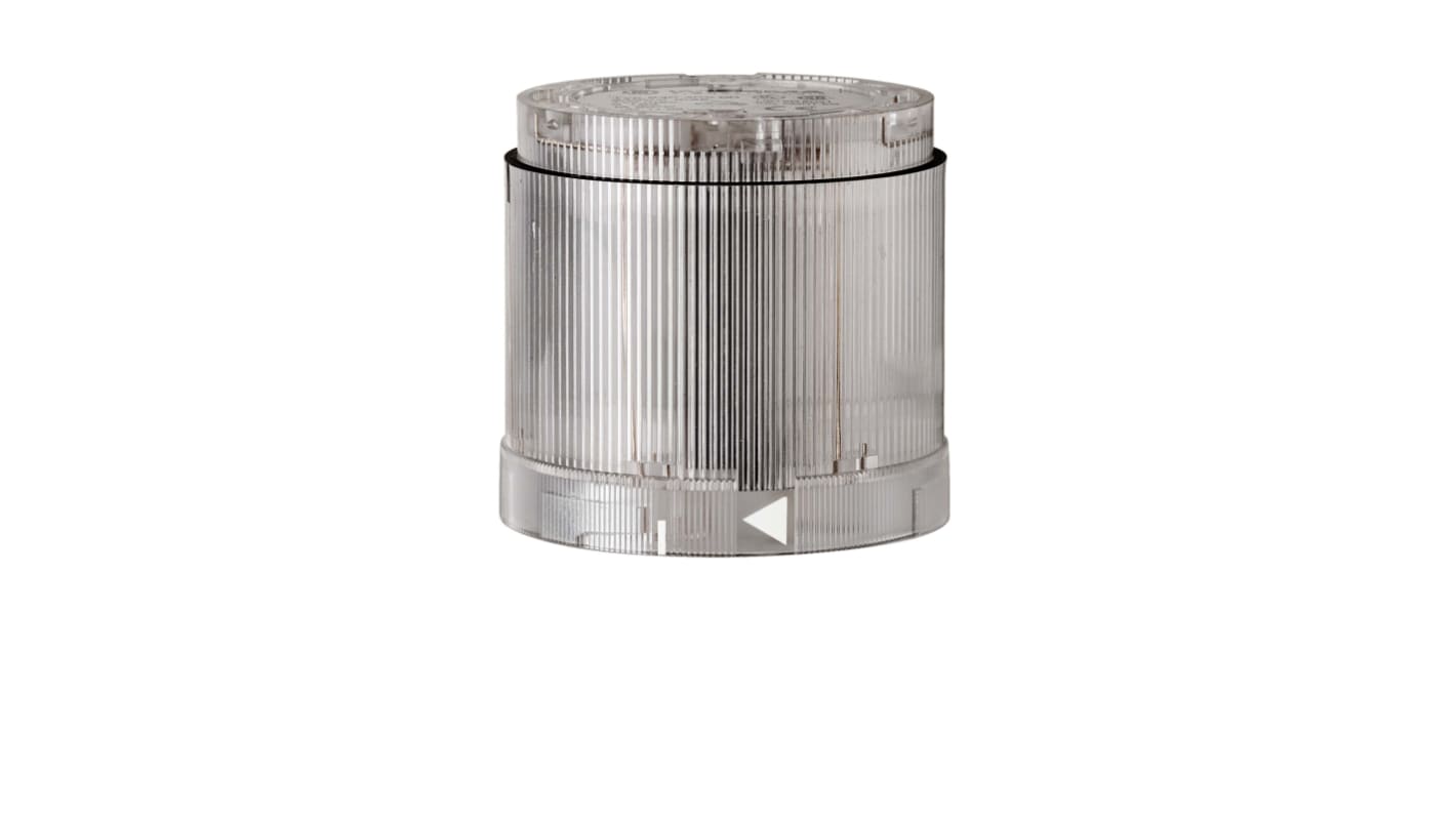 Werma KS70 Series Clear Flashing Effect Flashing Light Element, 24 V, LED Bulb, DC