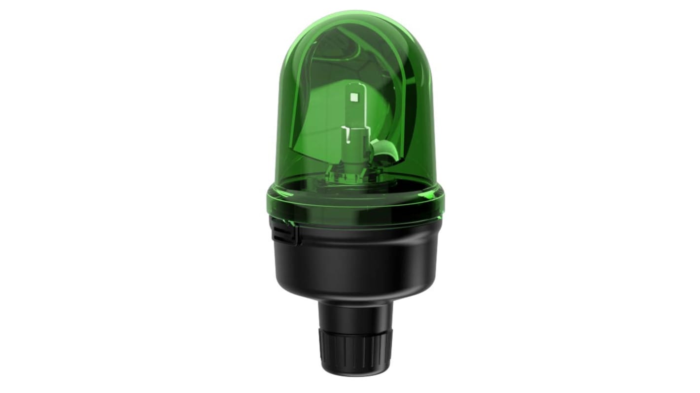 Indicador luminoso Werma serie 885, efecto Giratorio, LED, Verde, alim. 115 → 230 V