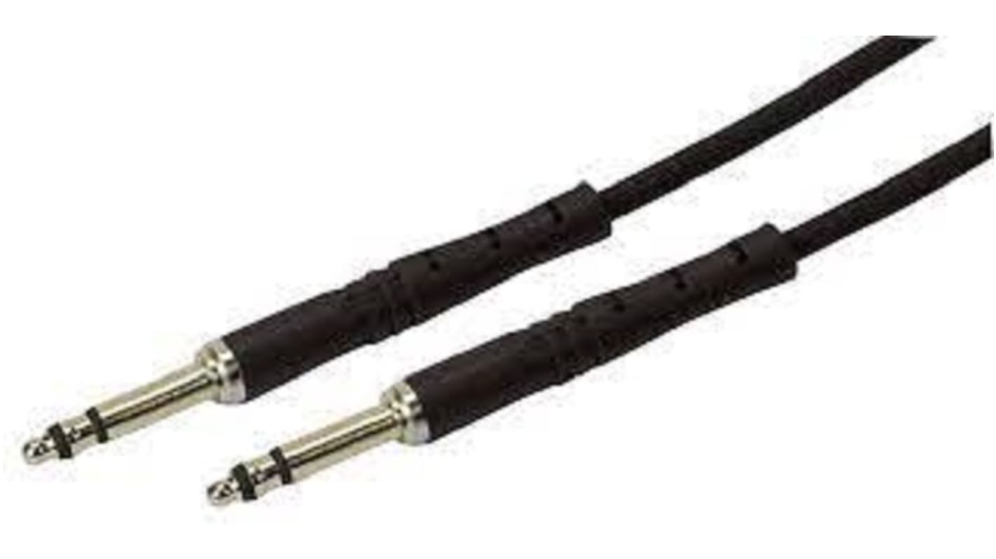 Re-An Products Bantam (TT) to Bantam (TT) Aux Cable, 24in NRA-TT 2FT-BLACK