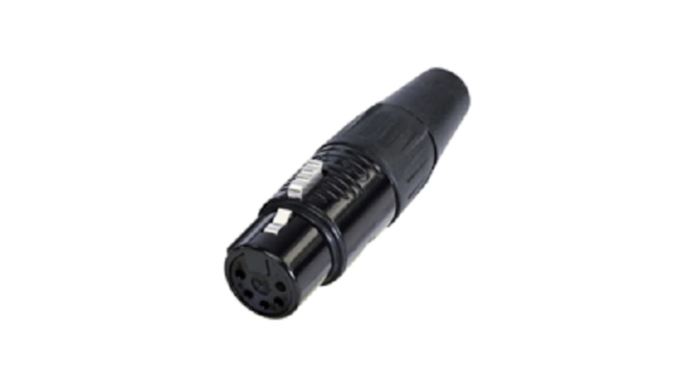 REAN Products Cable Mount XLR Connectors, Female, 5 Way