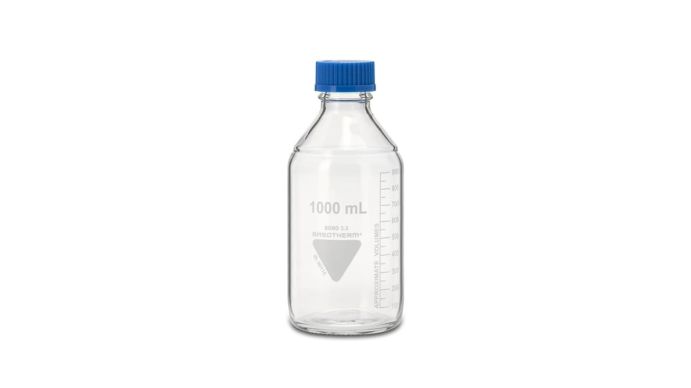 RS PRO PP Spritzflasche 1L, Ø 101mm Vorratsflasche Weithalsig 101 x 225mm mit Skalenteilung