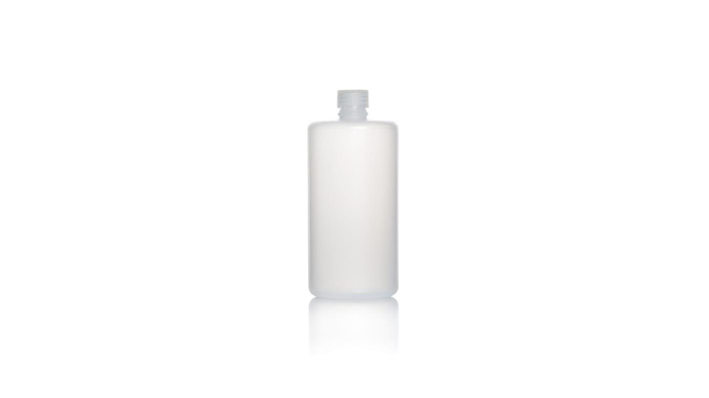 RS PRO 样品瓶, 实验瓶, 窄口, HDPE材质, 90 x 203mm, 1L