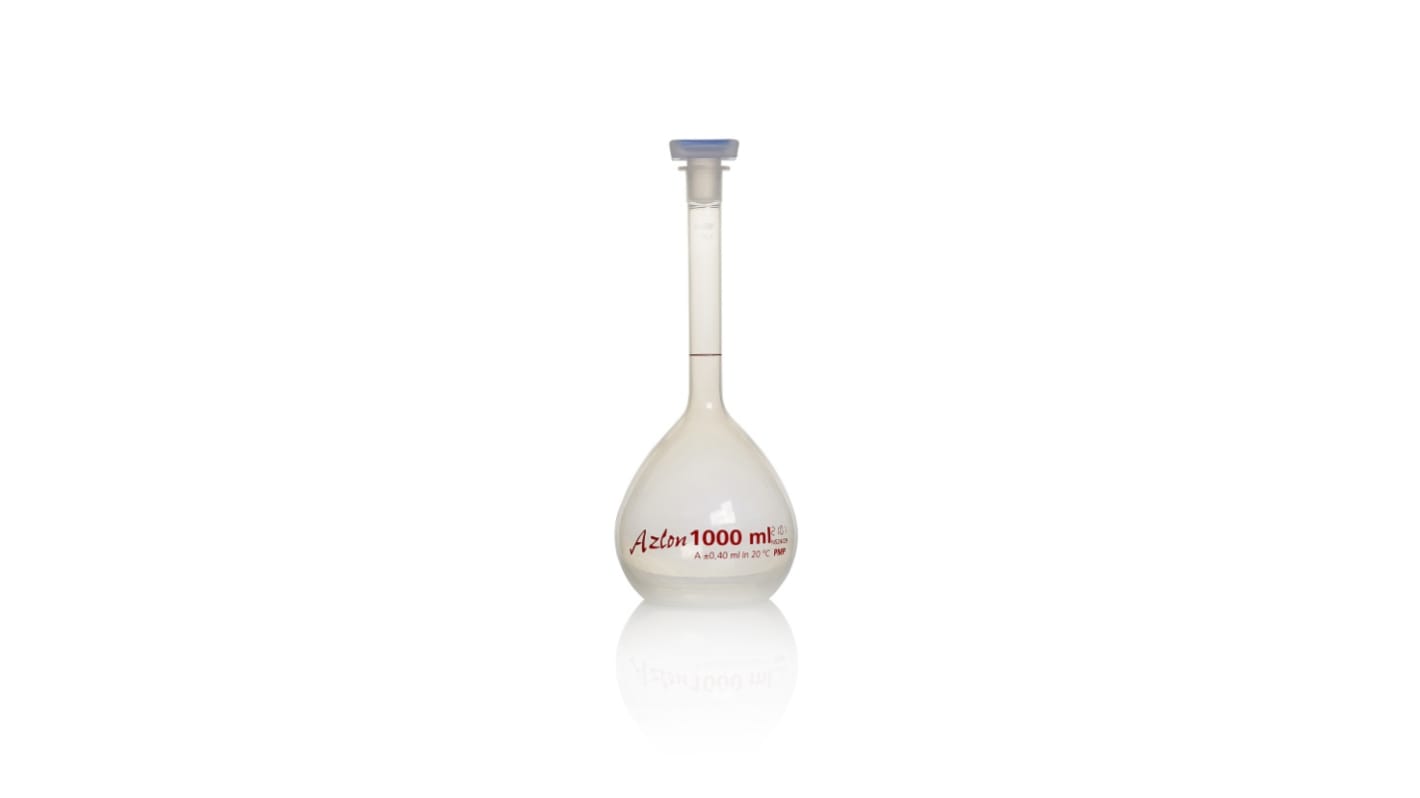 RS PRO PP製 細口 体積フラスク 1L