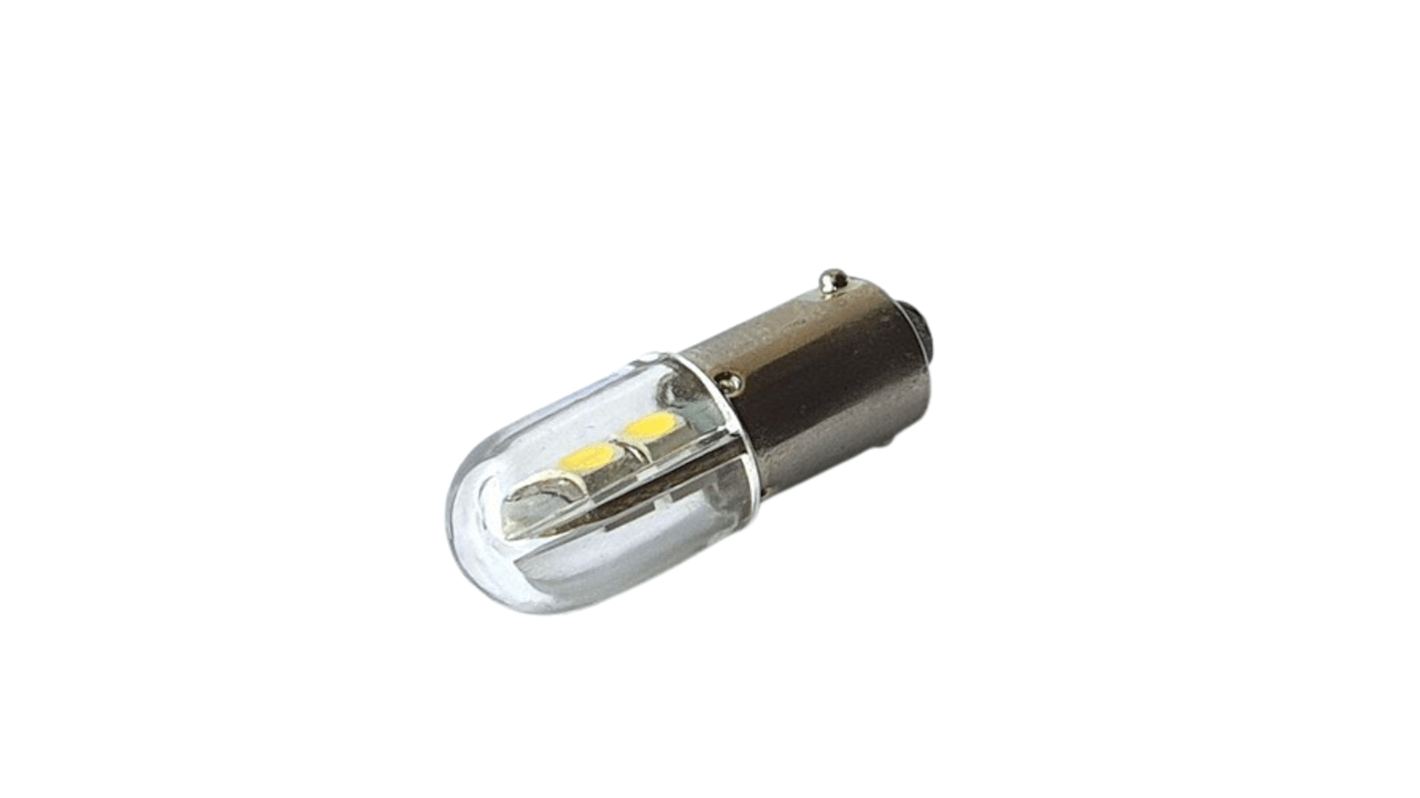 CML Innovative Technologies 2011 BA9s LED Capsule Lamp 1 W(6W), 6000 → 6500K, White, Capsule shape