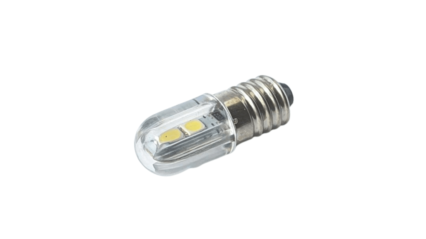 CML Innovative Technologies E10LED胶囊灯, 1 W, 6000 → 6500K, 白色, 胶囊形, 2016系列