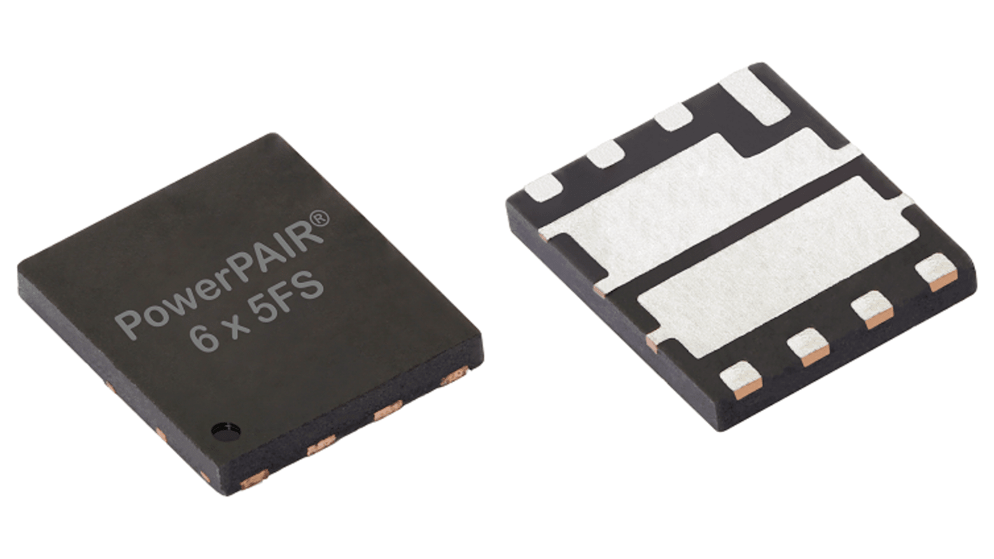 Vishay Dual N-Channel MOSFET, 159 A, 40 V, 8-Pin PowerPAIR 6 x 5FS SIZF640DT-T1-GE3