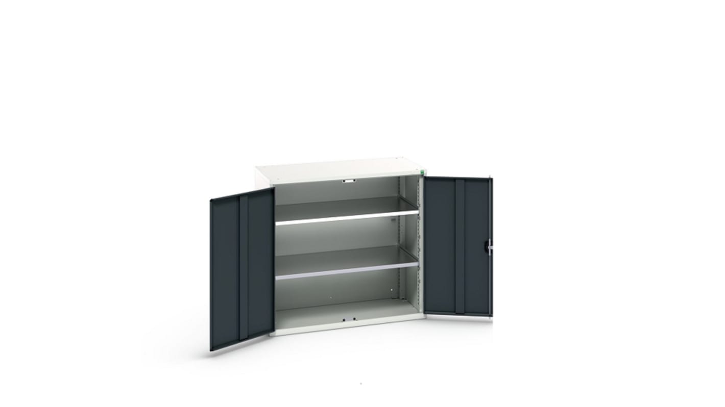 Bott 2 Door Steel Floor Standing Cupboard, 1050 x 550 x 1000mm