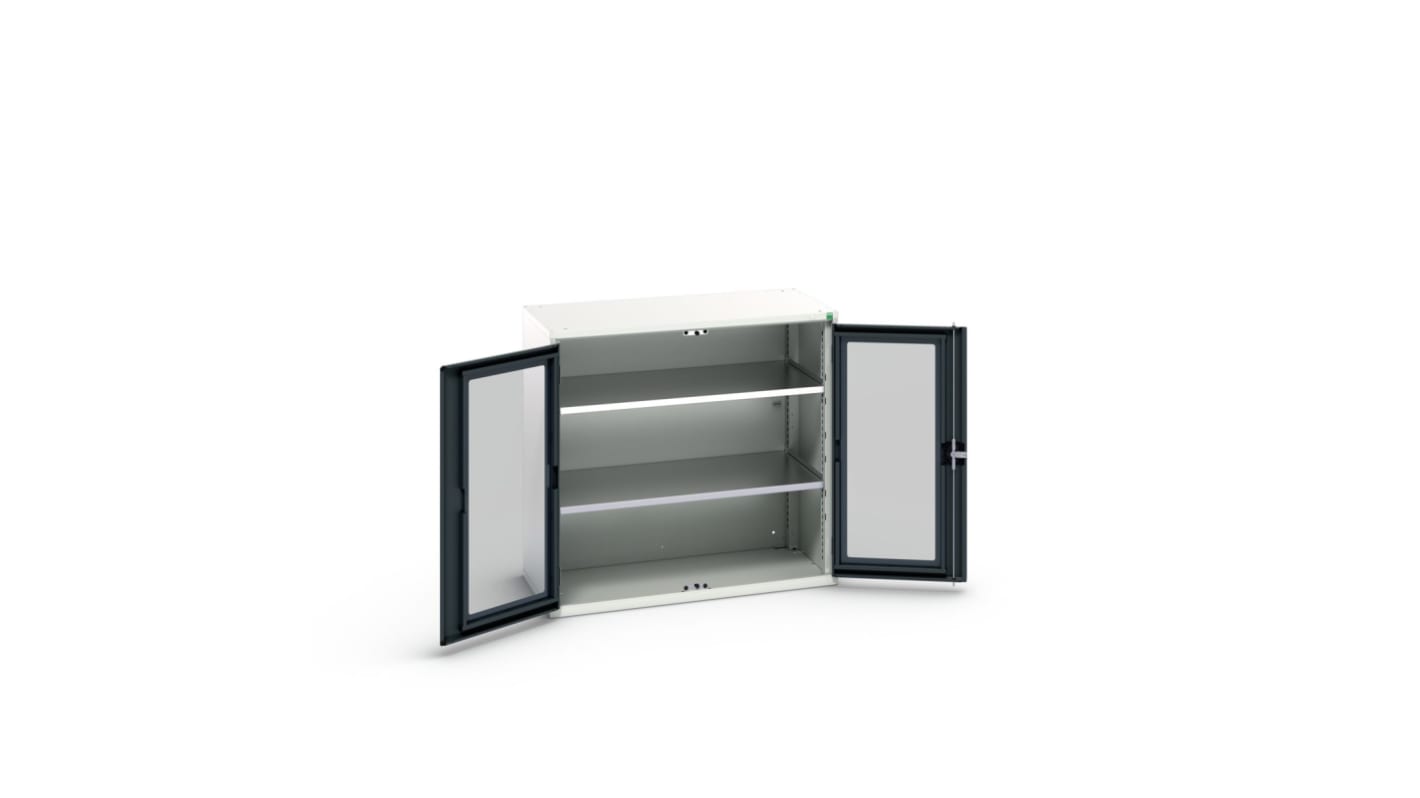 Bott 2 Door Steel Floor Standing Cupboard, 1000 x 1050 x 550mm