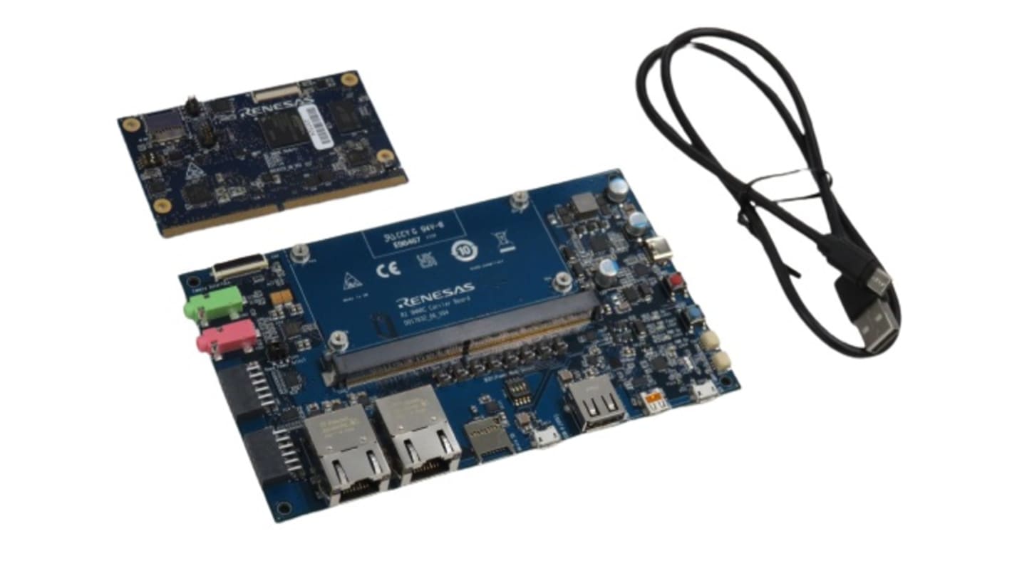 Renesas Electronics RZ/Five 评估套件, R9A07G043F01GBG处理器, RZ/Five系列