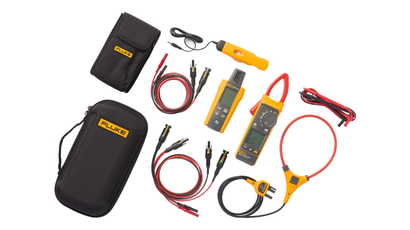 Fluke 393 FC Clamp Meter Bundle, 999.9A dc, Max Current 999.9A ac CAT III 1500V