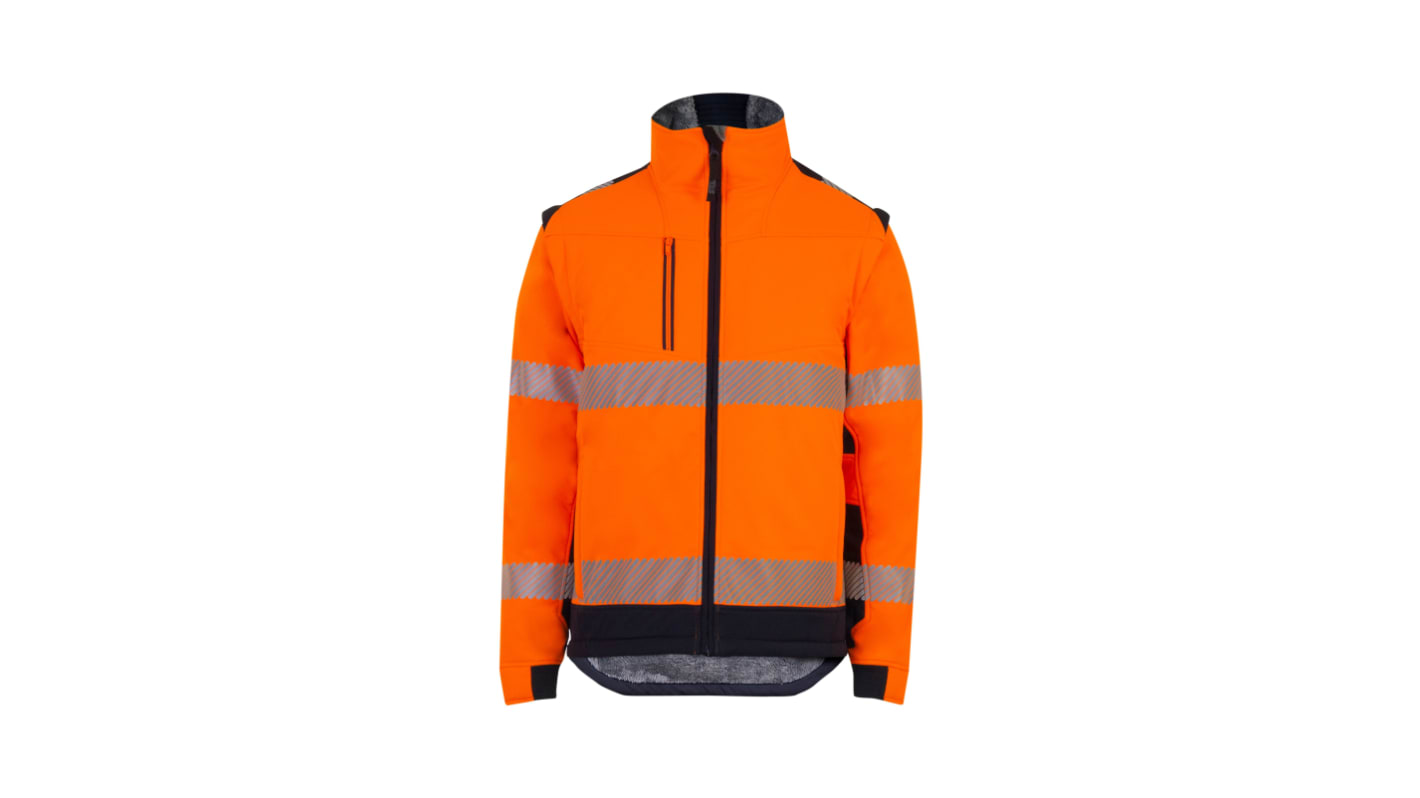 T2S SHERPA Orange Unisex Hi Vis Jacket, M