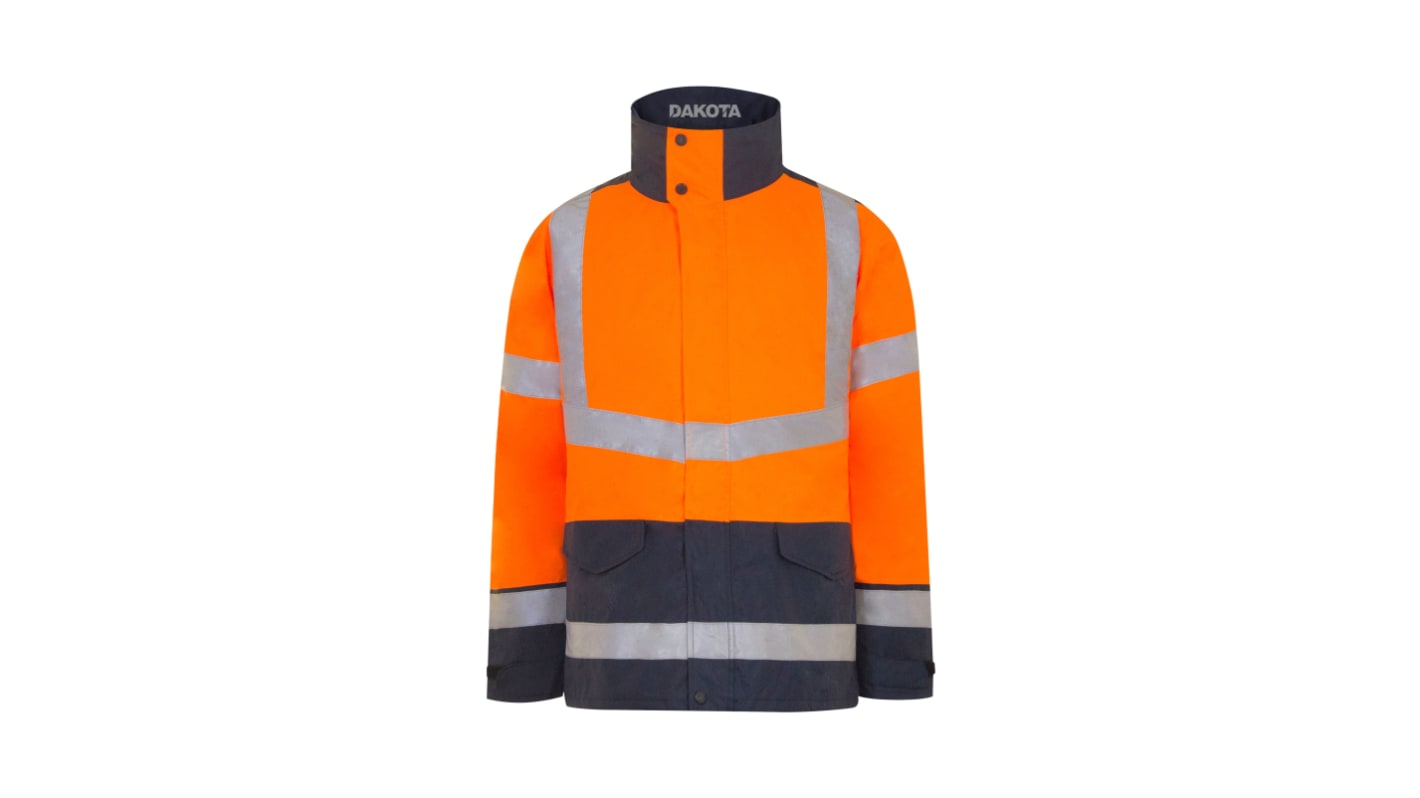 Parka 4 EN 1 haute visibilité T2S Dakota, Orange, taille 3XL, Unisexe