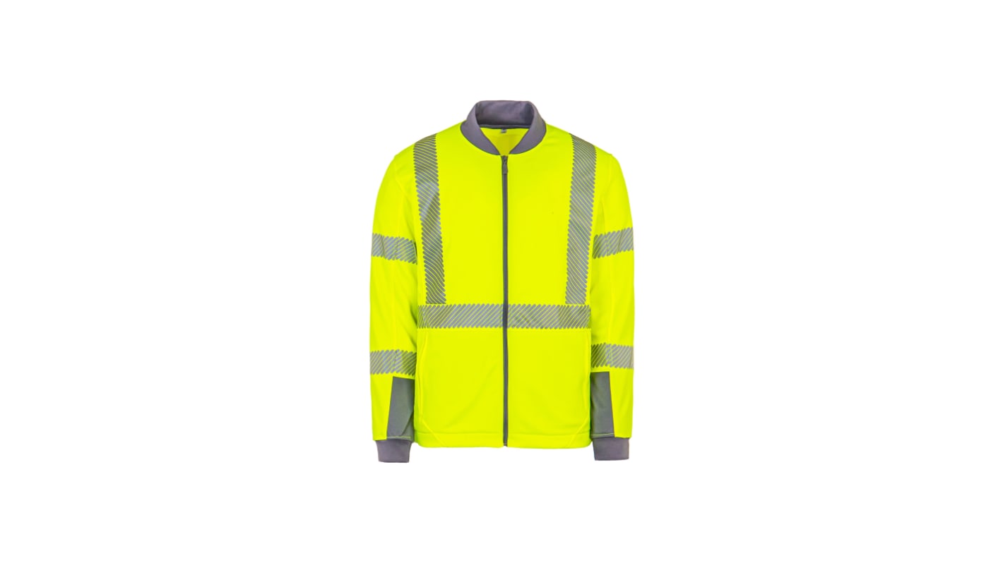 T2S RODRIGUES Yellow Unisex Hi Vis Jacket, M