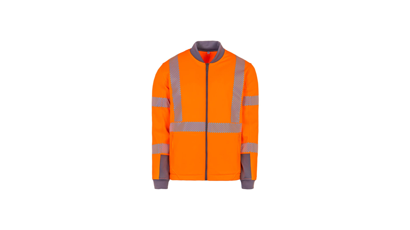 T2S RODRIGUES Orange Unisex Hi Vis Jacket, XL