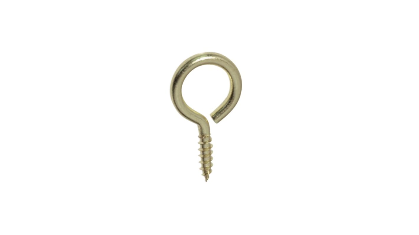 Yahata Neji Copper Alloy, Zinc Alloy, Screw Eye Hook, 12mm