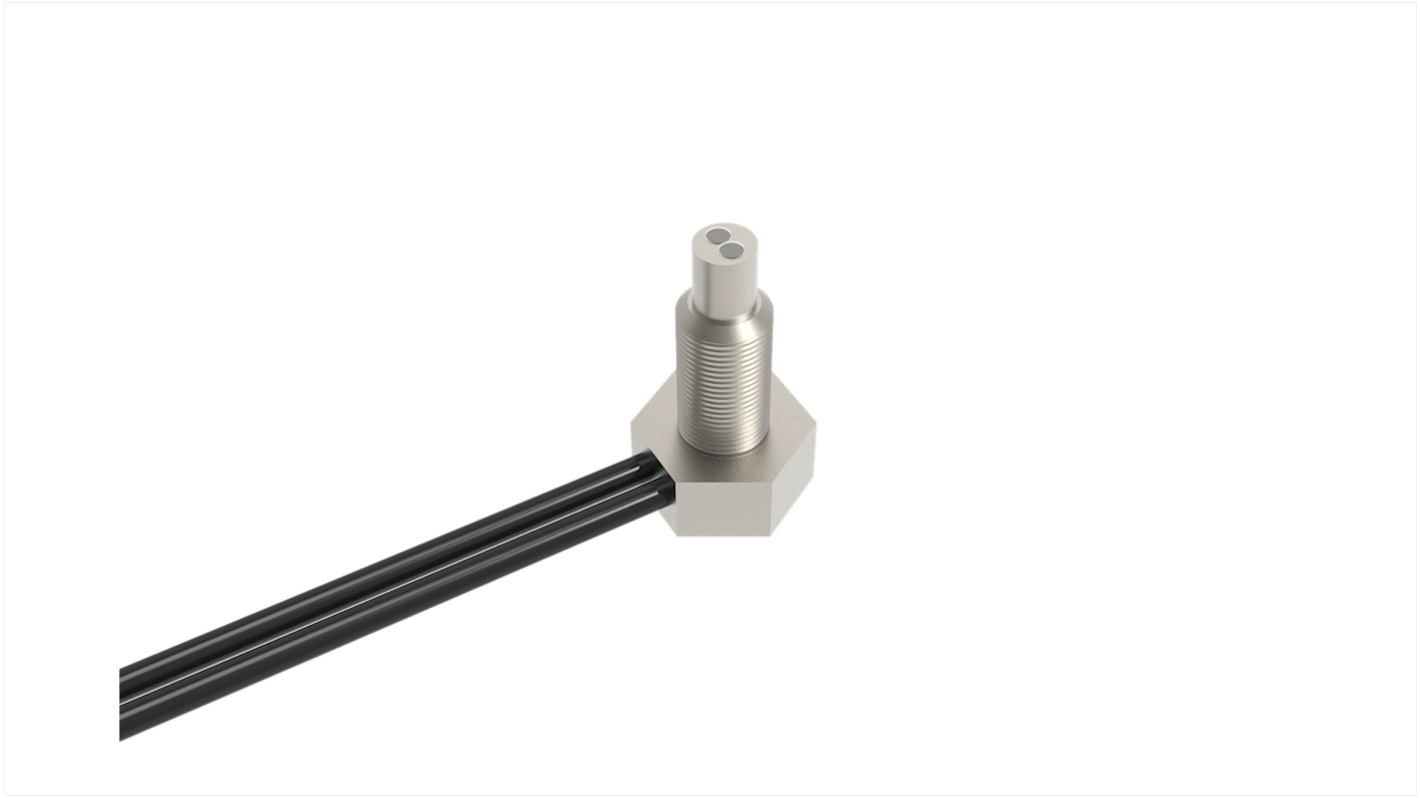 RS PRO Plastic Fibre Optic Sensor 35 mm, 110 mm, 200 mm, NPN /PNP (Fiber amplifier FD3 series) Output, 0.8 → 0.9