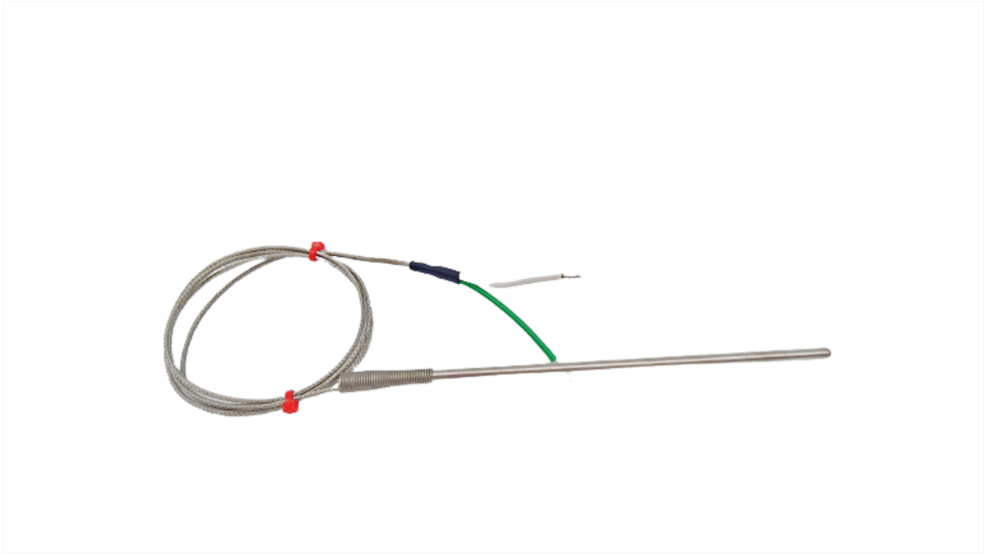 RS PRO Type K Heavy Duty Thermocouple 150mm Length, 4.5mm Diameter → +350°C