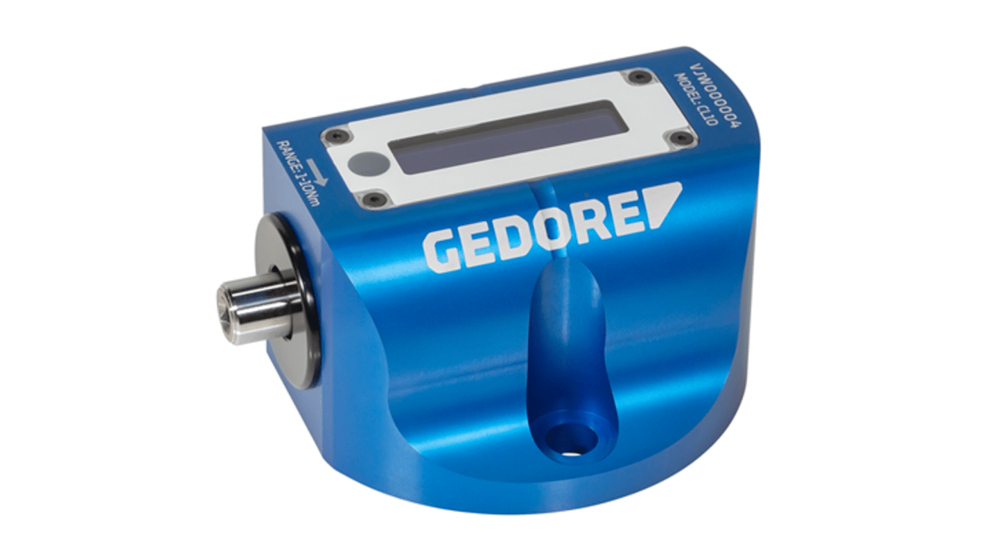 Gedore Digital Torque Tester, 0.25 → 10Nm, 1/4in Drive, ±1 % Accuracy, 0.001Nm Increment
