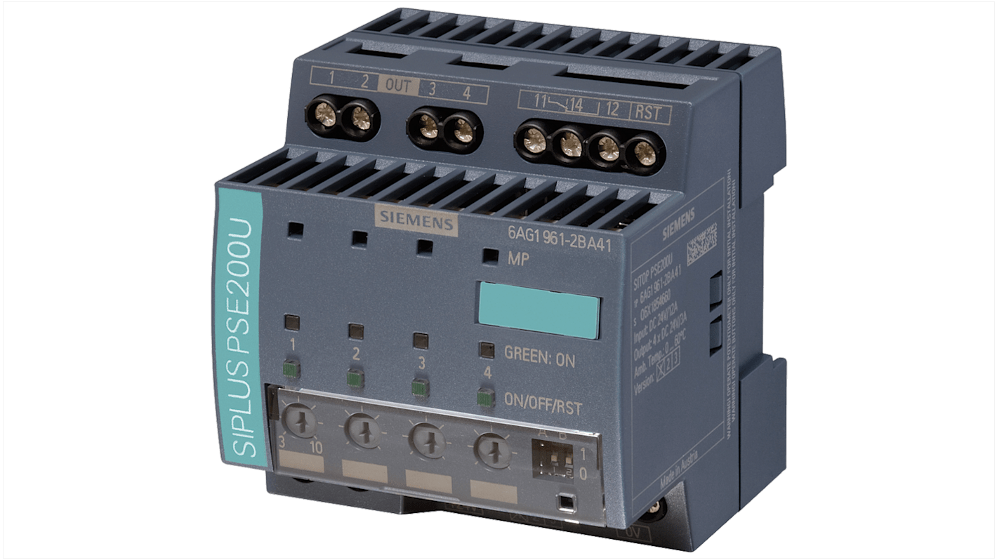 Siemens 6AG19 DC-DC Converter, 24V dc/ 10A Output, DIN Rail Mount