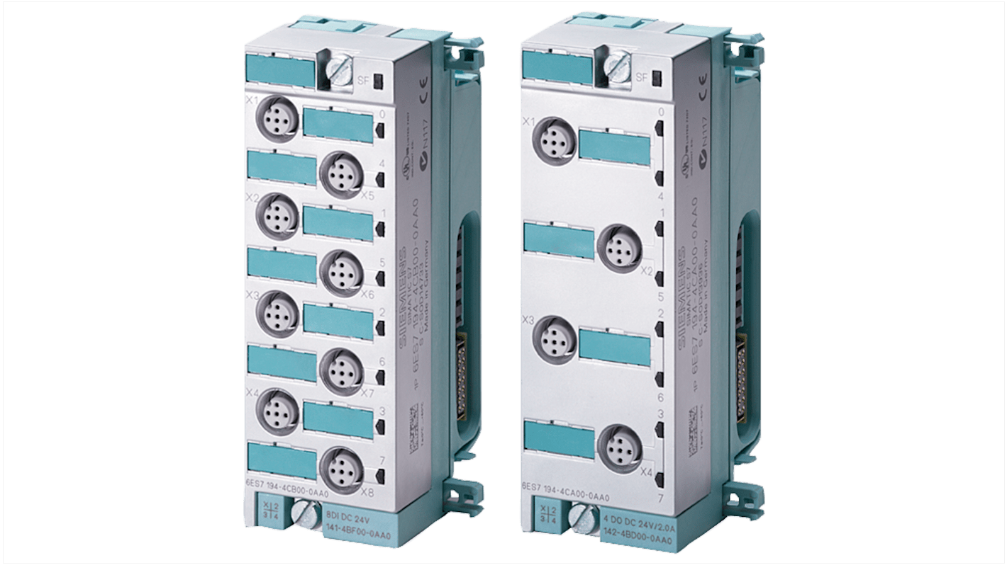 Moduł cyfrowych wejść/wyjść Siemens Moduł cyfrowych wejść/wyjść 6ES71 ET 200pro 6ES71414BF000AA0 130 x 45 x 35 mm