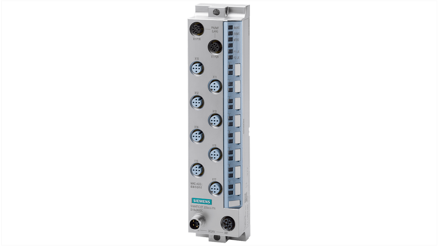 Siemens 6ES71 Series Digital I/O Module for Use with ET 200eco, Digital