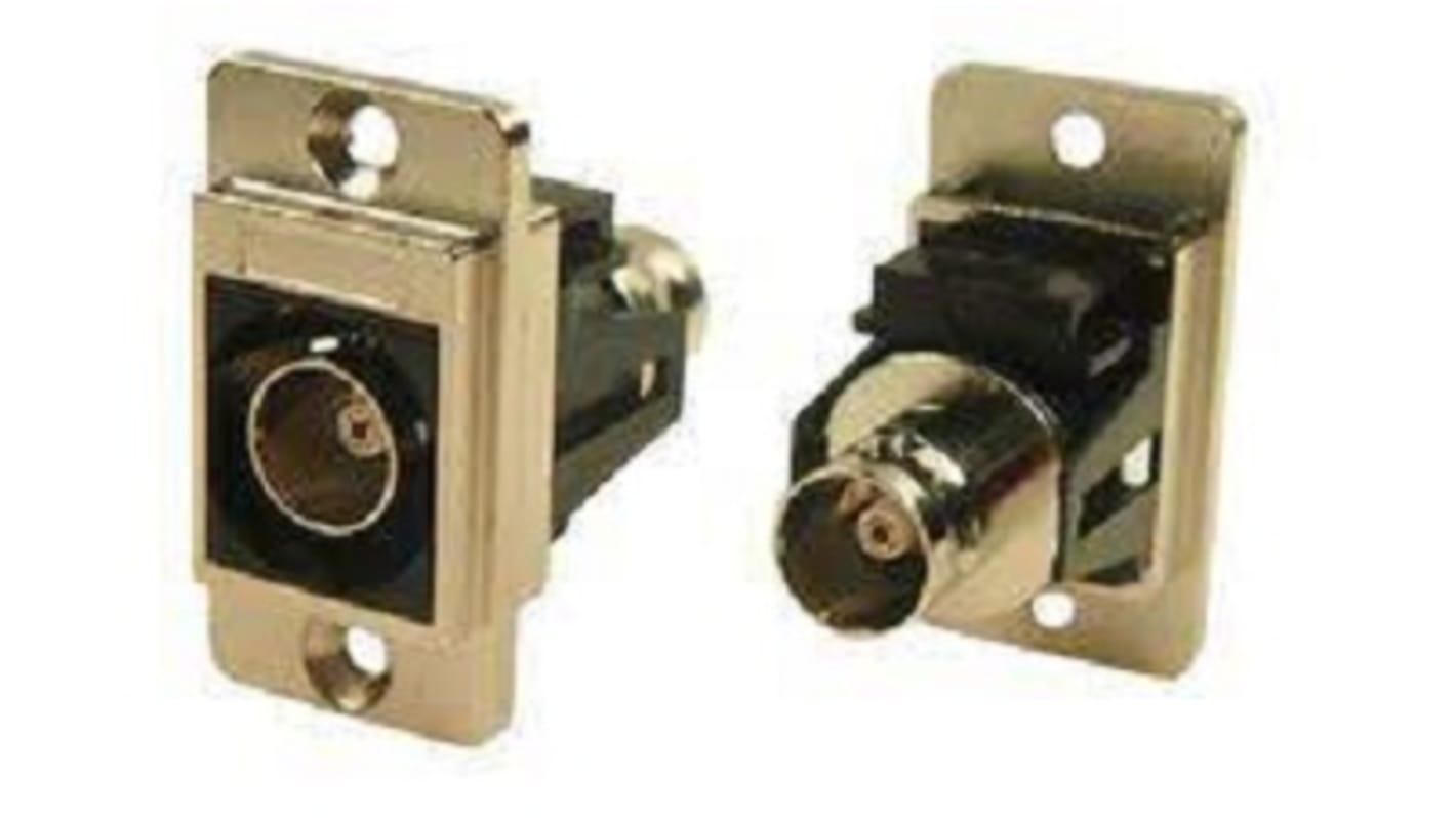 RS PRO, Jack Panel Mount BNC Connector, 75Ω, Cable Termination, Straight Body