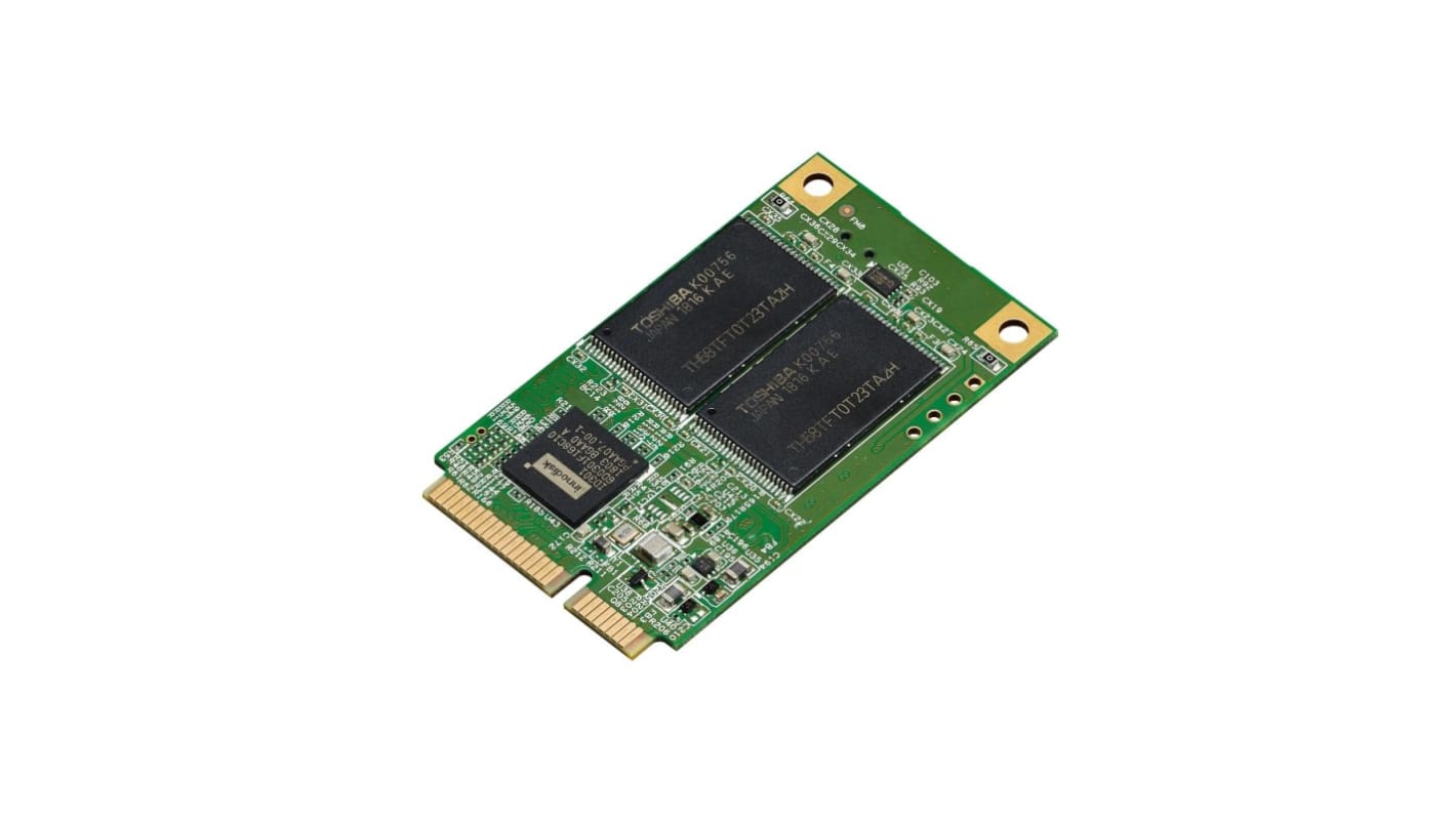 InnoDisk 3TE7, mSATA Intern HDD-Festplatte SATA III Industrieausführung, 3D TLC, 256 GB, SSD