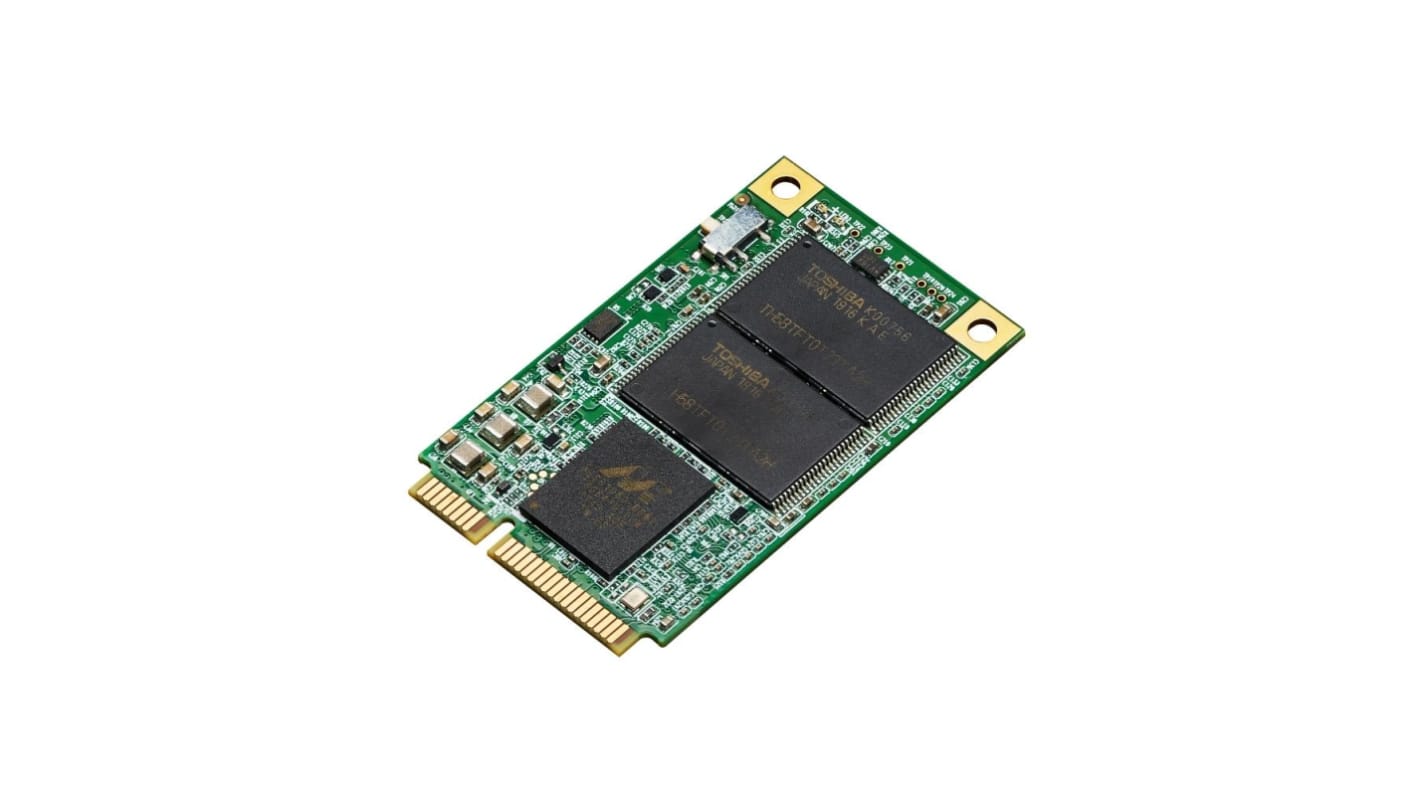 InnoDisk 3TG6-P, mSATA Intern HDD-Festplatte SATA III Industrieausführung, 3D TLC, 128 GB, SSD