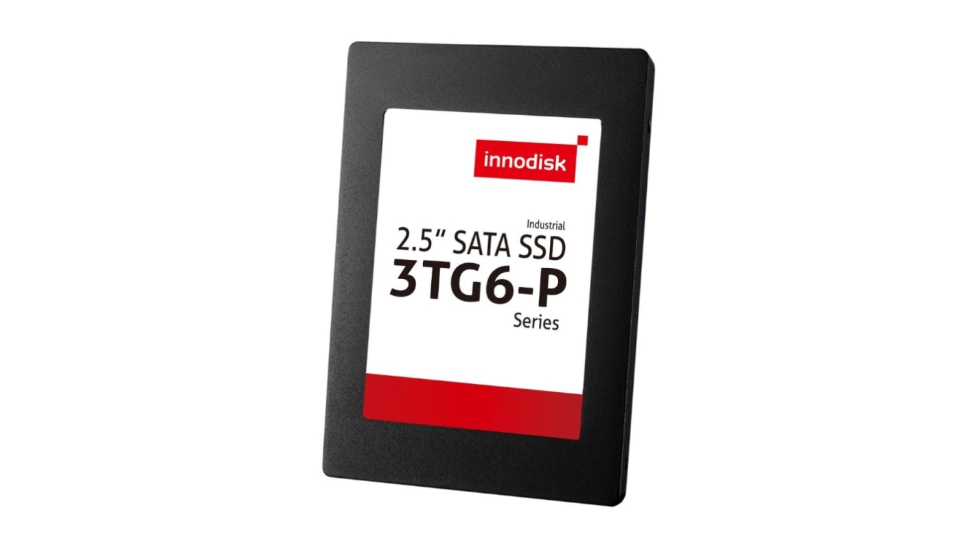 Disco duro SDD interno 2,5 pulg. InnoDisk de 2 TB, SATA III, 3D TLC, para aplicaciones industriales