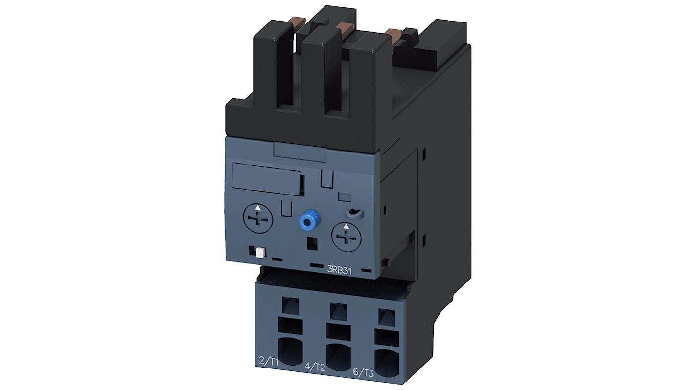 Siemens 3RB Overload Relay 1NC/1NO, 630 A F.L.C, 4 A Contact Rating, 560 kW, 3P, SIRIUS
