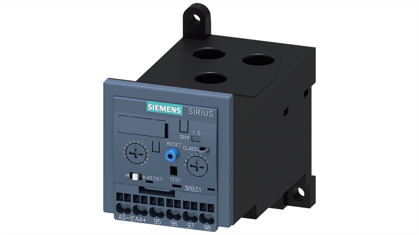 Siemens 3RB Overload Relay 1NC/1NO, 630 A F.L.C, 4 A Contact Rating, 560 kW, 3P, SIRIUS