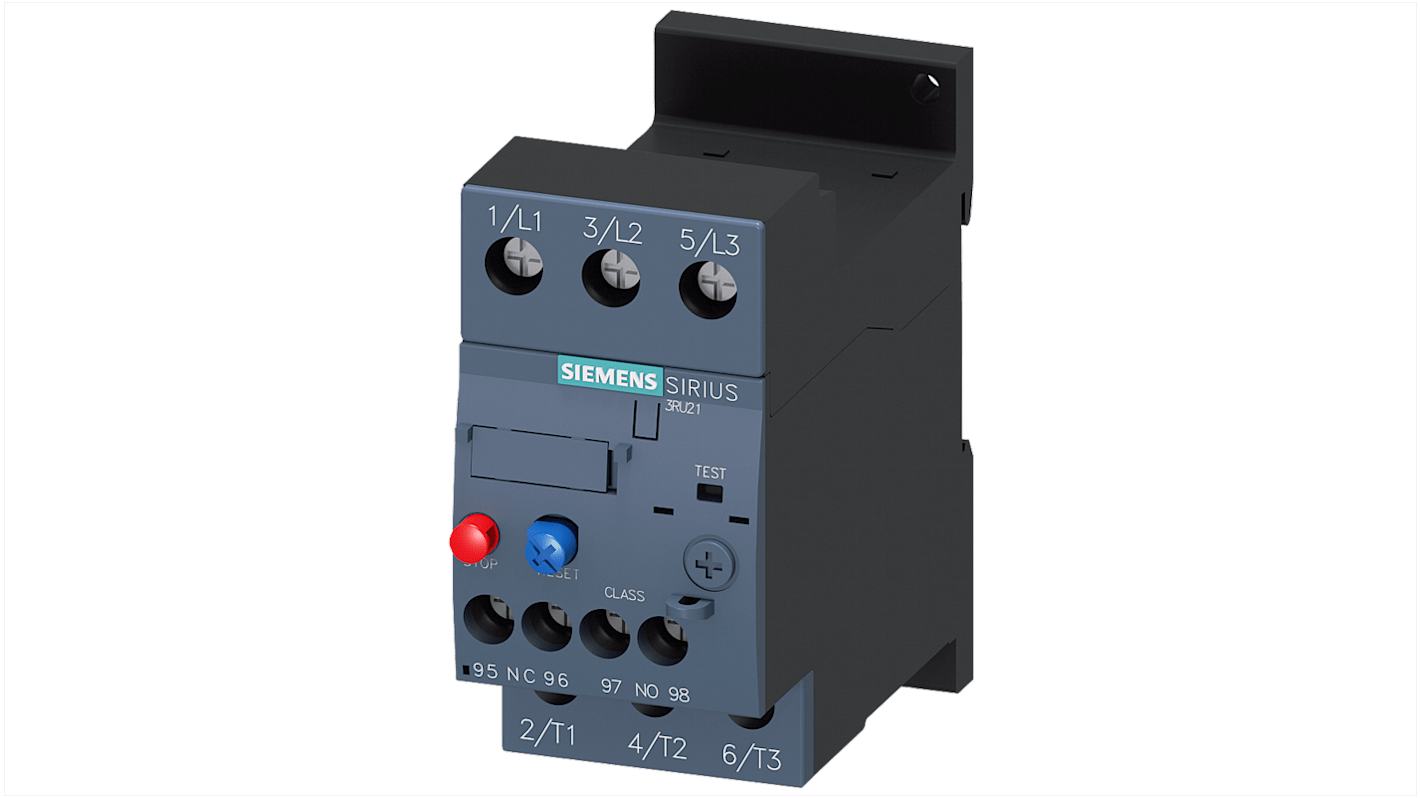 Siemens 3RB Overload Relay 1NC/1NO, 50 A F.L.C, 4 A Contact Rating, 45 kW, 3P, SIRIUS