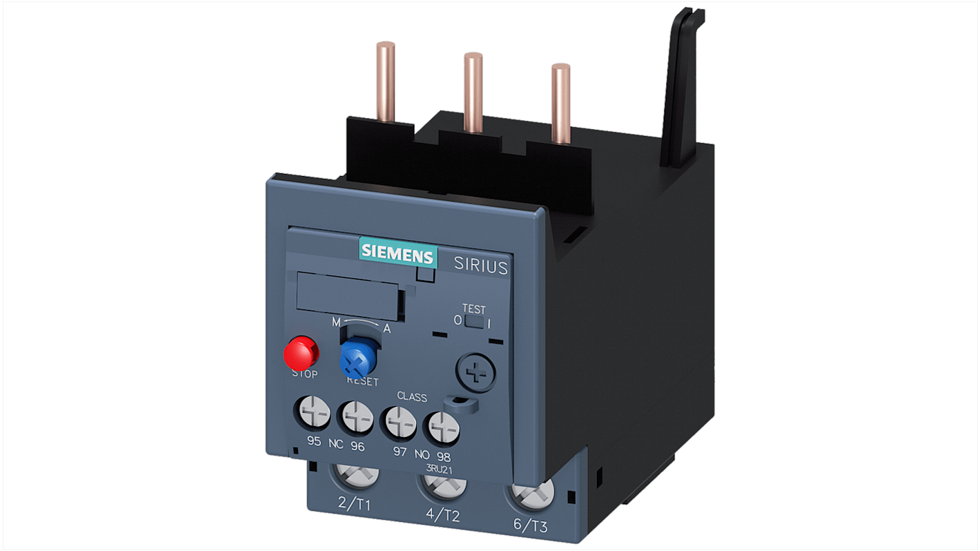 Relé de sobrecarga Siemens SIRIUS 3RB, 1 NC/1 NA, 40 A