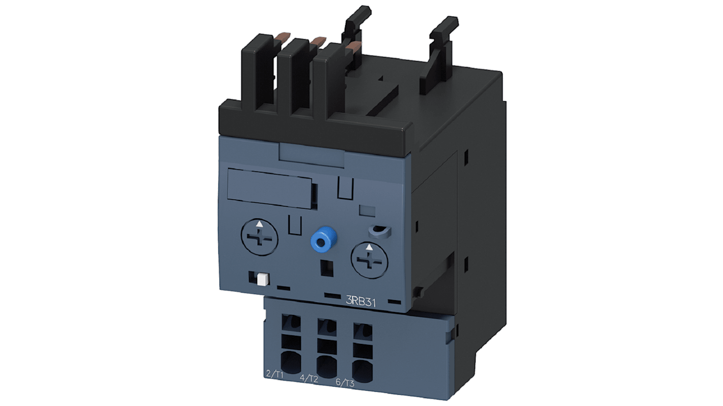 Siemens 3RB Overload Relay 1NC/1NO, 50 A F.L.C, 4 A Contact Rating, 45 kW, 3P, SIRIUS