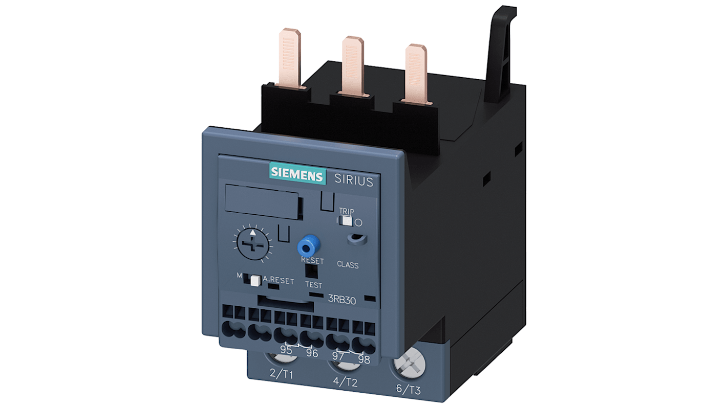 Siemens Contactor Relay 1NC/1NO, 36 A F.L.C, 3 A Contact Rating, 30 kW, 3P, SIRIUS 3RU