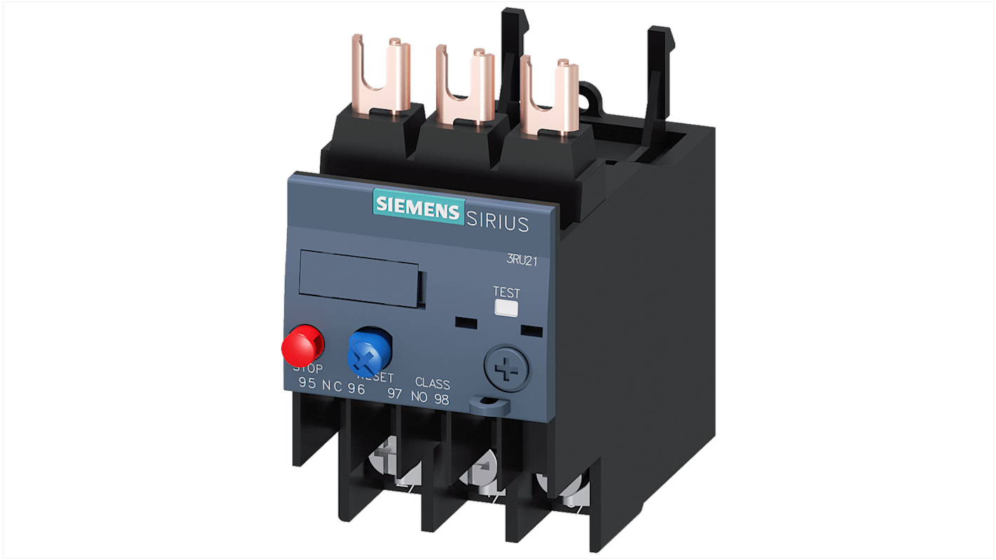 Relé de contactor Siemens SIRIUS 3RU, 1 NC/1 NA, 10 A