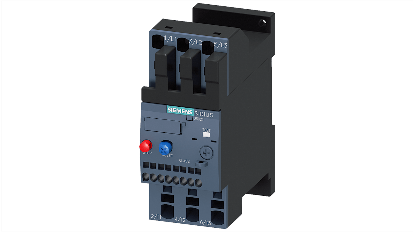 Siemens Contactor Relay 1NC/1NO, 100 A F.L.C, 3 A Contact Rating, 90 kW, 3P, SIRIUS 3RU