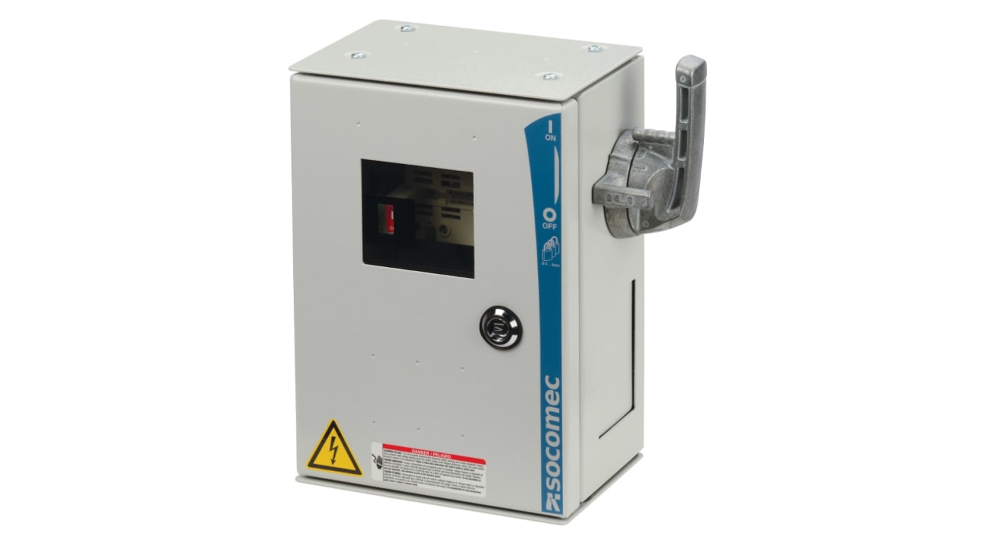 Socomec 3 Pole Wall Mount Isolator Switch - 800A Maximum Current, IP65