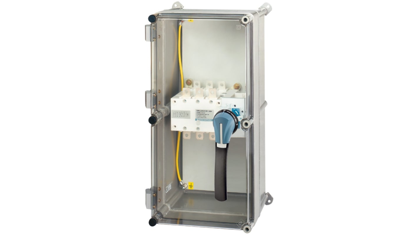 Socomec 3P Pole Wall Mount Switch Disconnector - 400A Maximum Current, IP55