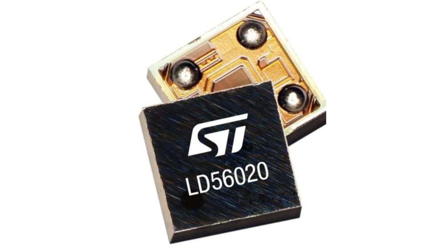 STMicroelectronics 低噪声LDO稳压芯片, 1.1 V输出, 200mA最大输出, 单路输出