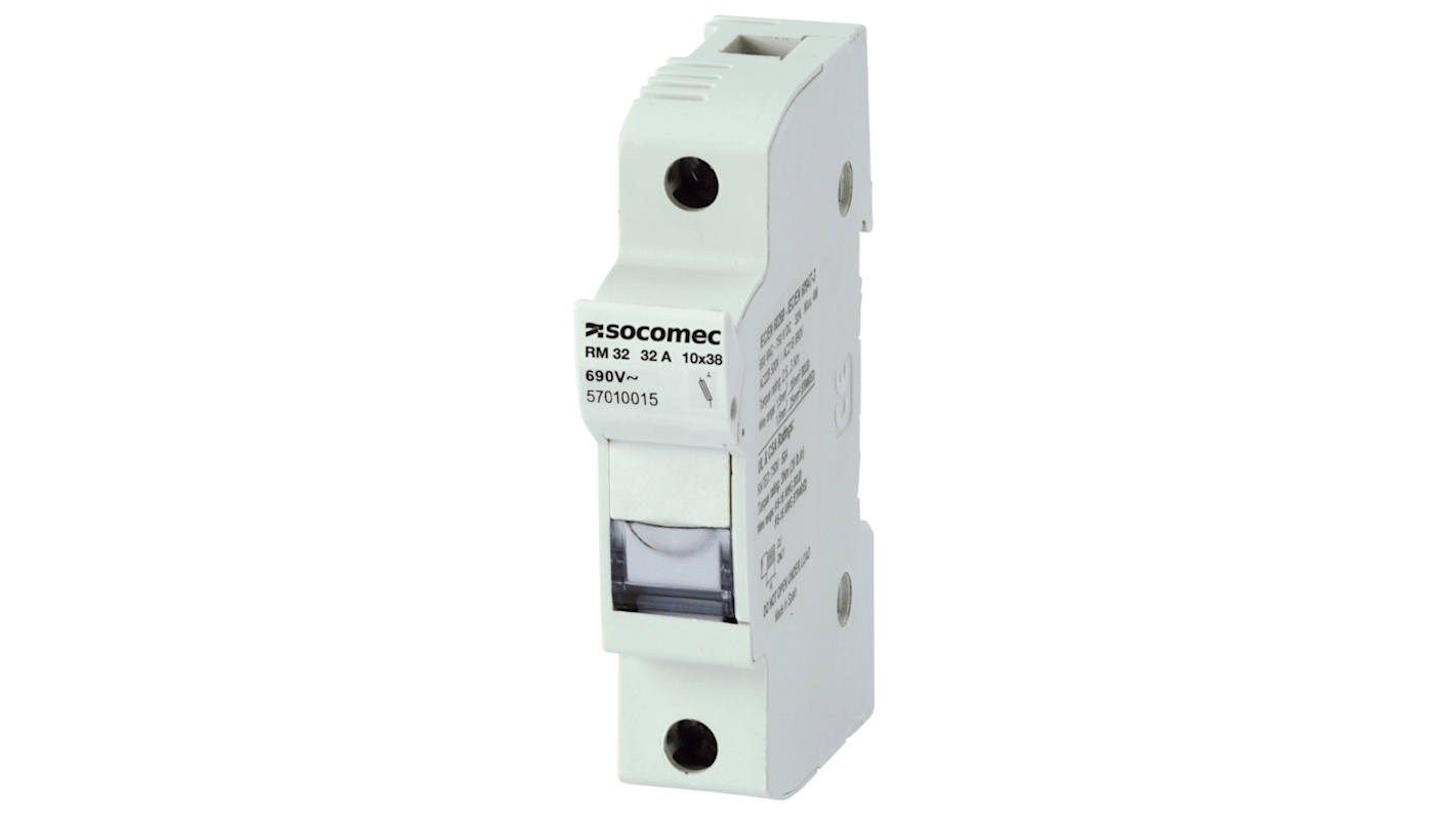 Socomec 100A Fuse Holder for 22.2 x 58mm Fuse, 2P