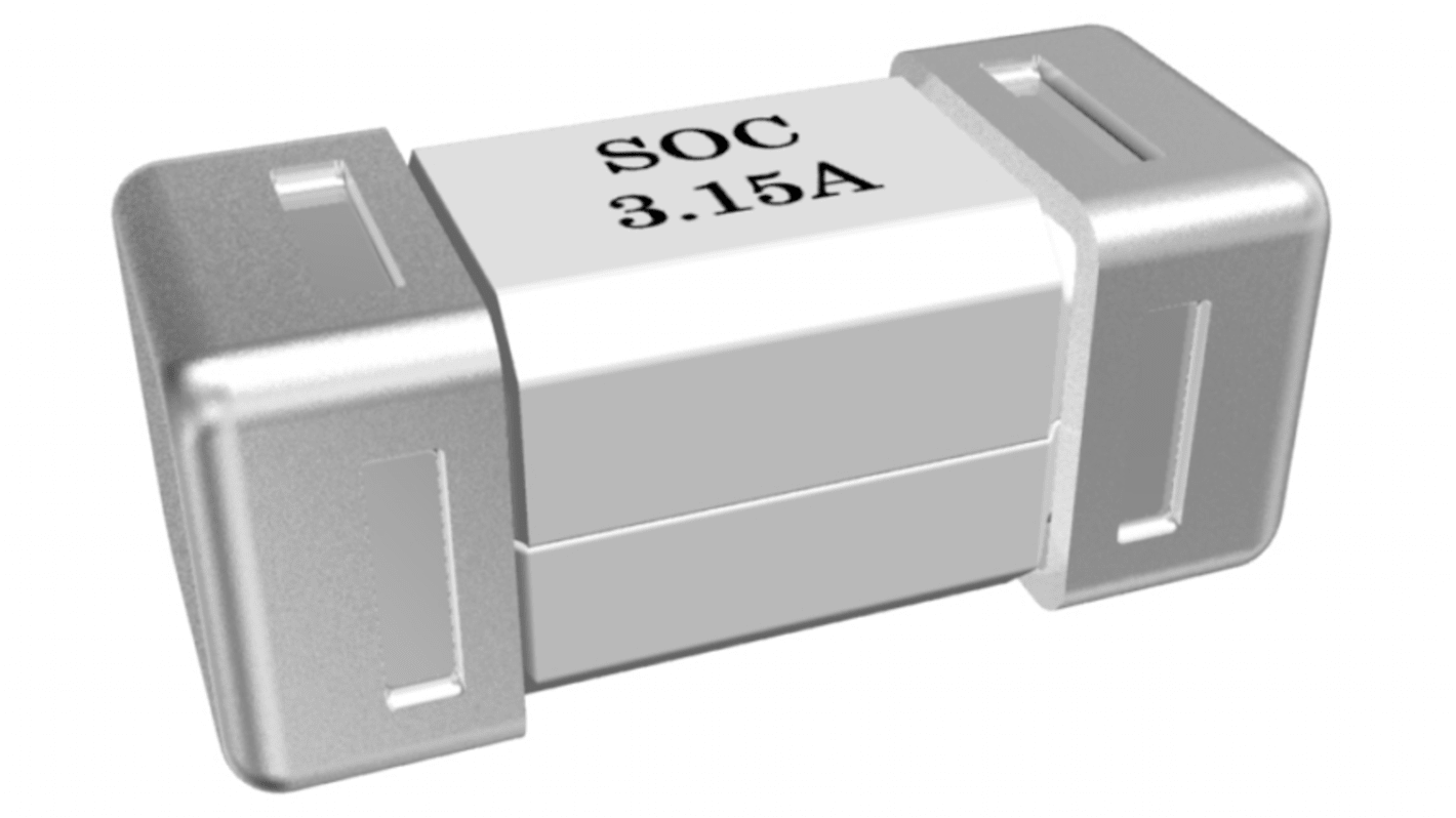 SOC ノンリセッタブルヒューズ 400mA, 150V dc 25CF 400mAR12A4 | RS
