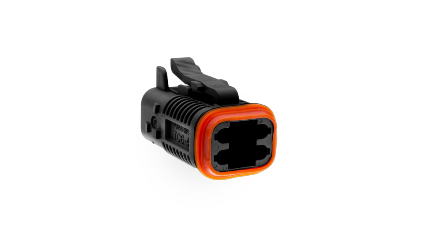 Conector de automoción ITT Cannon Macho de 4 vías en 2 filas, 13A