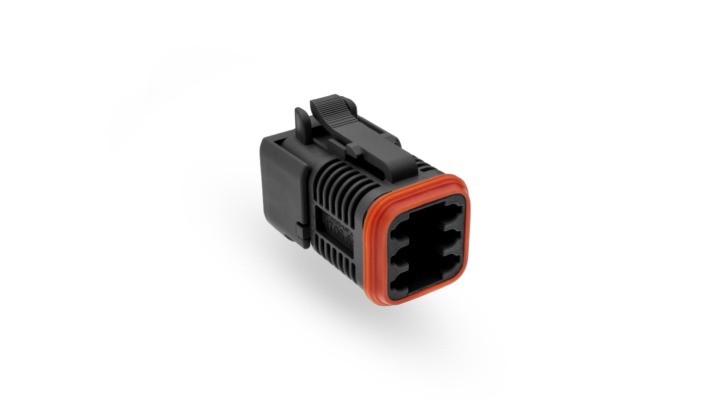 Conector de automoción ITT Cannon Macho de 6 vías en 3 filas, 13A