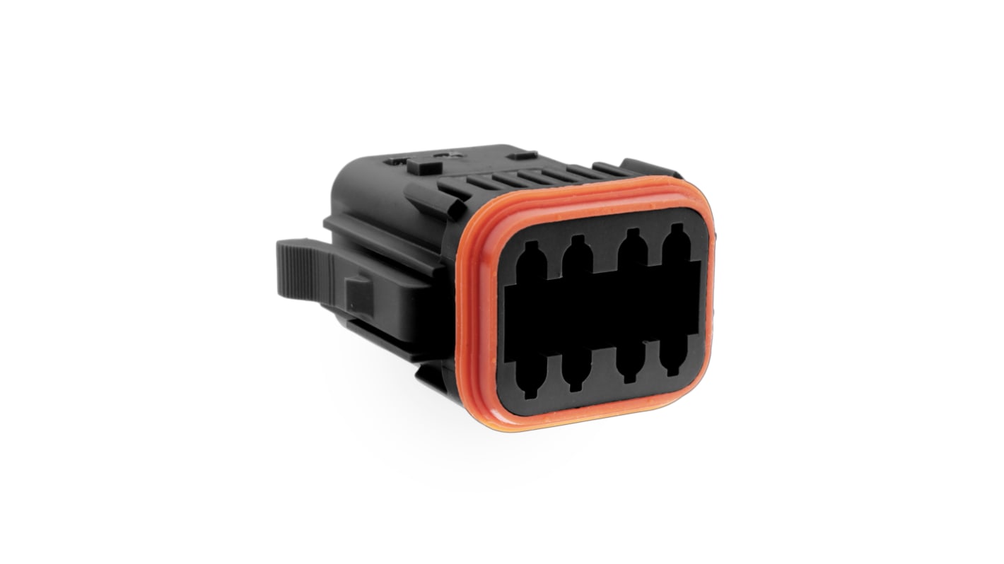 Conector de automoción ITT Cannon Macho de 8 vías en 2 filas, 13A