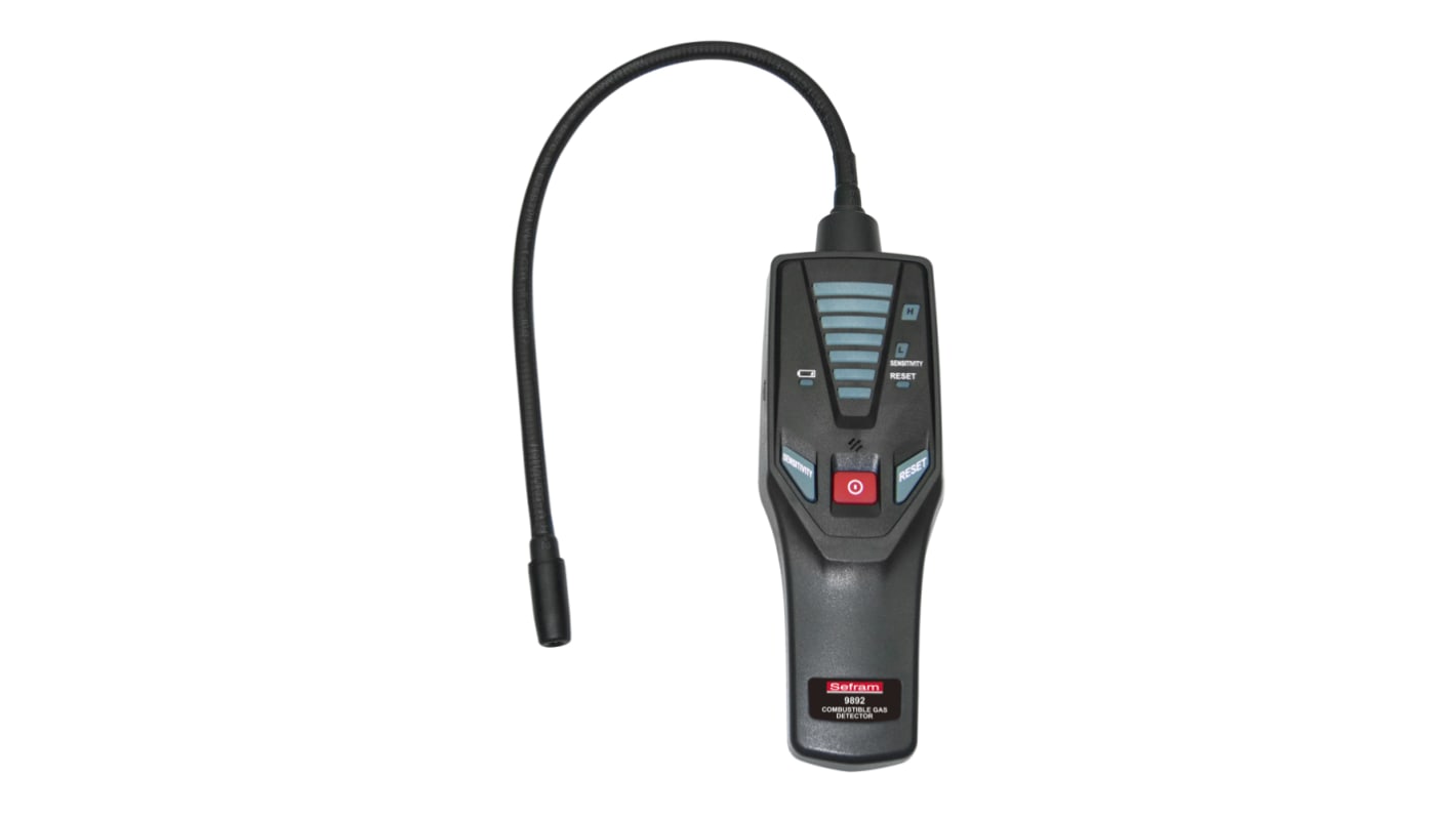 Sefram SEFRAM9892 Handheld Gas Detector for Fuel Oil, Gasoline, Natural Gas, Propane Detection