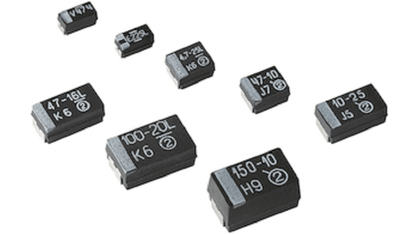 Vishay 22μF Tantalum Capacitor 25V dc