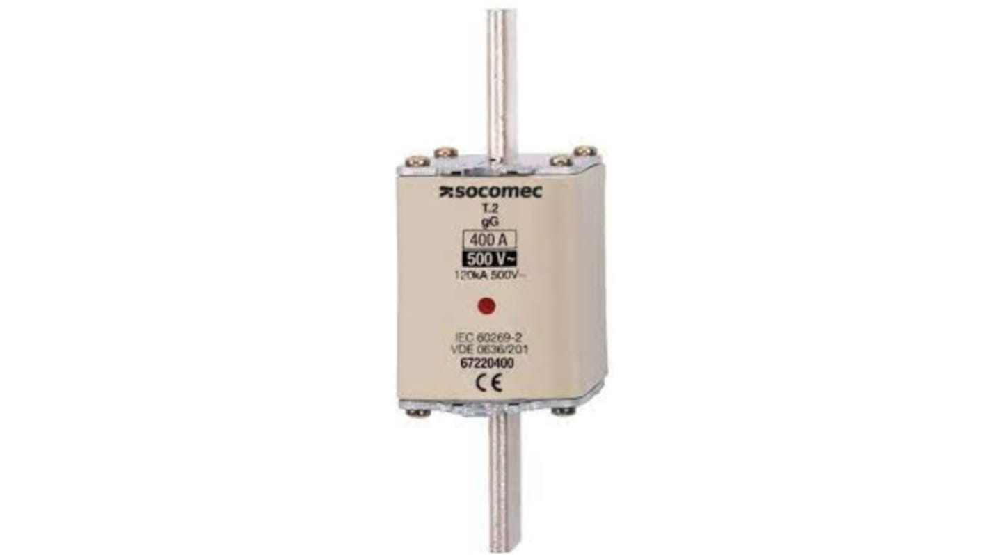 Socomec 100A NH Fuse, 0, 500V