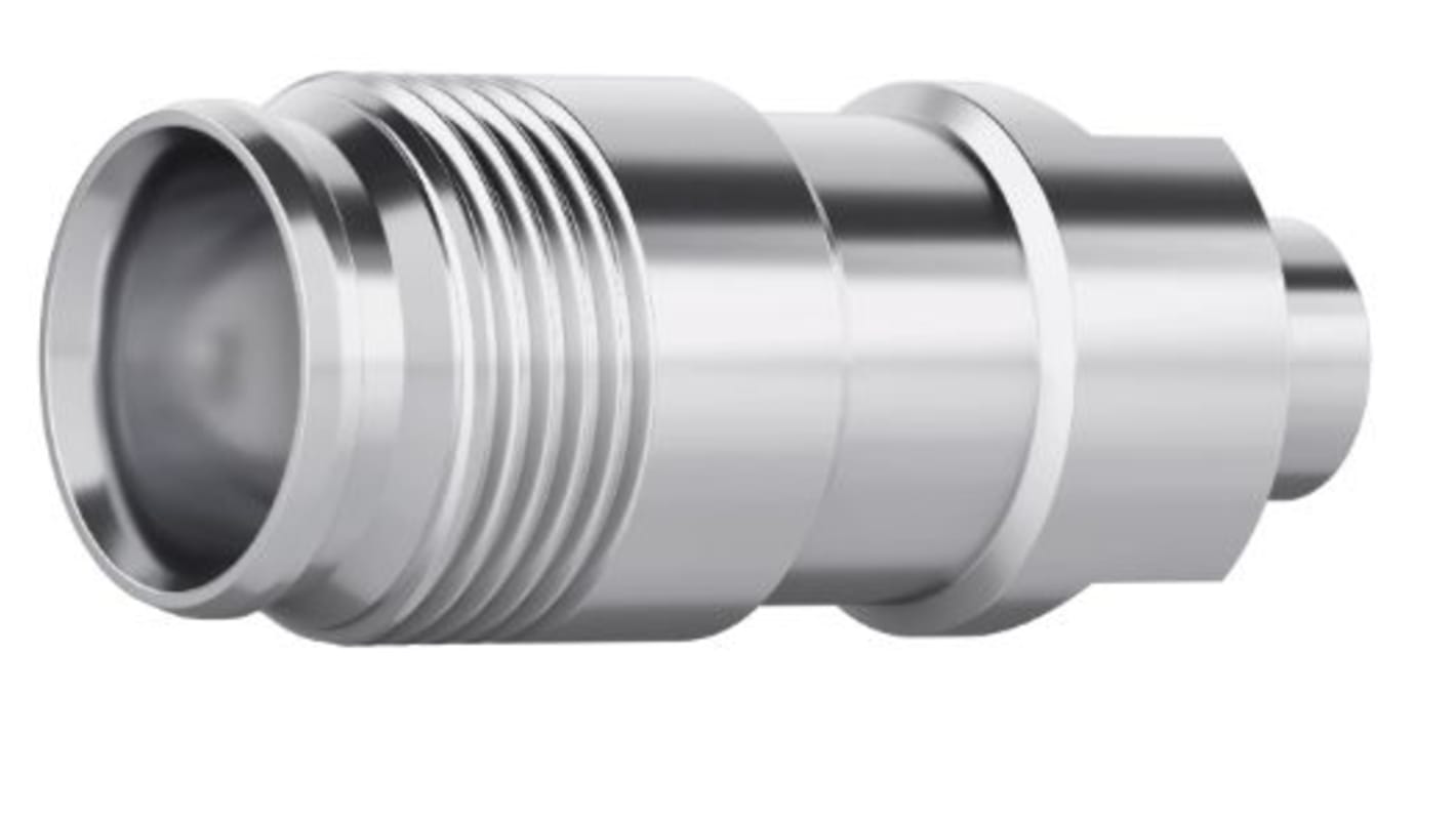 Telegartner Nex10 Series Cable Mount Circular Coaxial Connector, Solder Termination, Straight Body